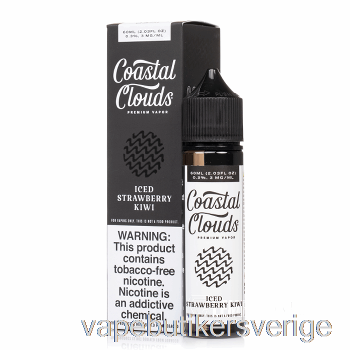 Vape Sverige Iced Jordgubbskiwi - Coastal Clouds Co. - 60ml 0mg